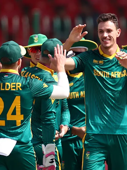 Logo of South Africa secure semi-final spot with comfortable win over England