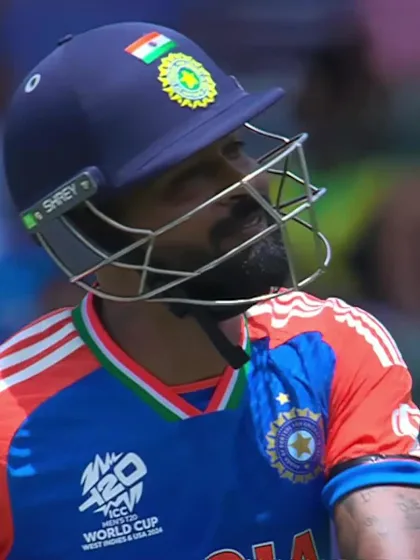 Logo of Hardik Pandya - Wicket - Afghanistan vs India