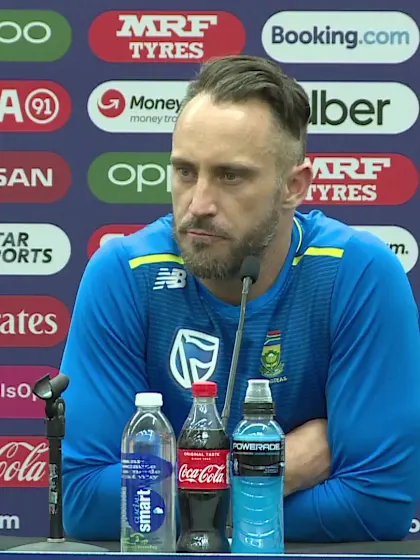 30 May - Oval - South Africa Captain Faf du Plessis post-match press conference