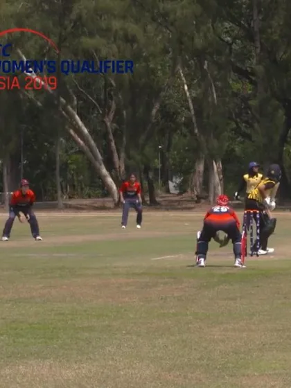 ICC Women's Asia Qualifier 2019: Malaysia batter Siow Tzin Yee hits 42* off 40 against Kuwait