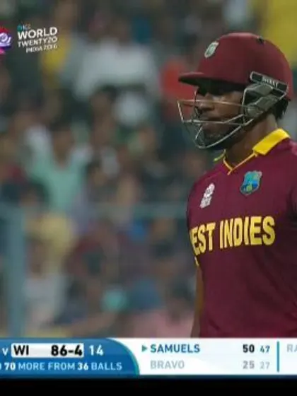 Bravo is caught by Root as West Indies' chase stumbles