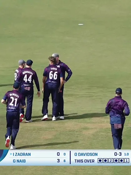 Gulbadin Naib - Wicket - Afghanistan vs Scotland