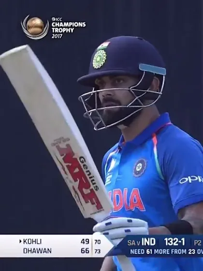 #CT17 IND v SA - Virat Kohli innings