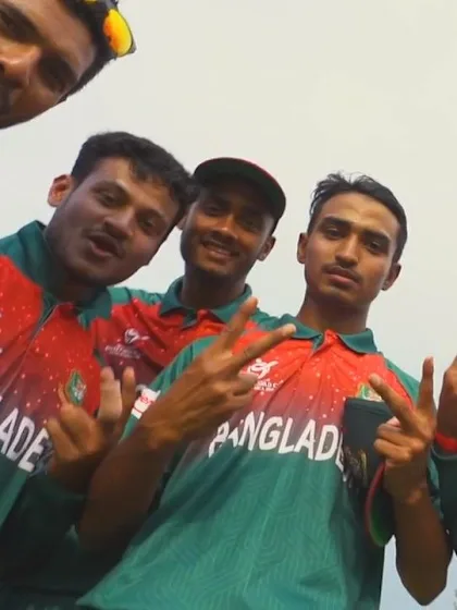 ICC U19 CWC: SA v BAN – The winning moment