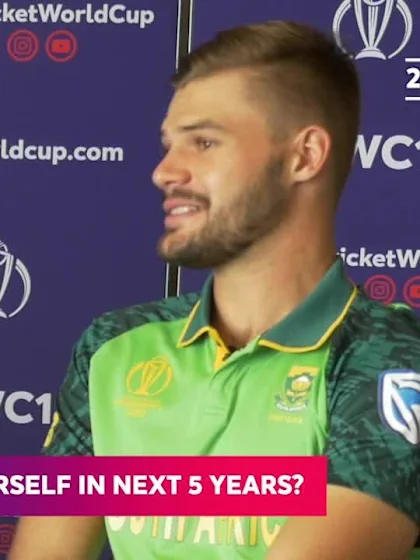 Logo of CWC19: Aiden Markram Interviews - 2014 & 2019