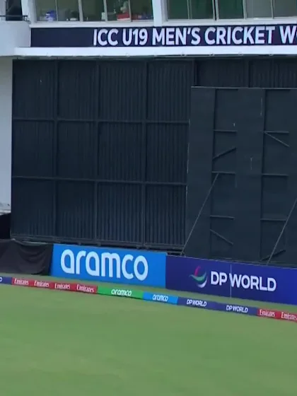 Faisal Khan with a Four vs. Ireland