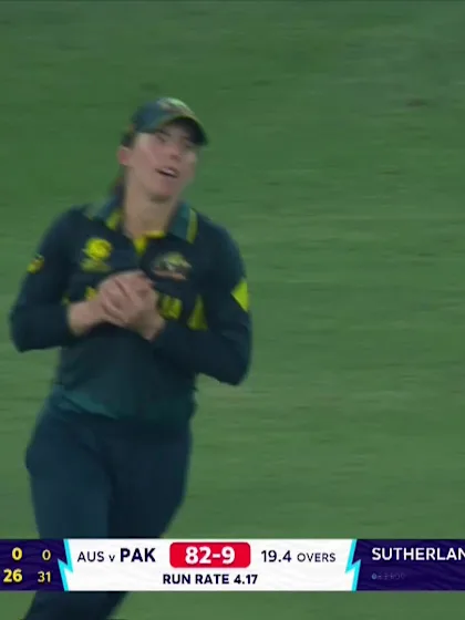 Aliya Riaz - Wicket - Australia vs Pakistan