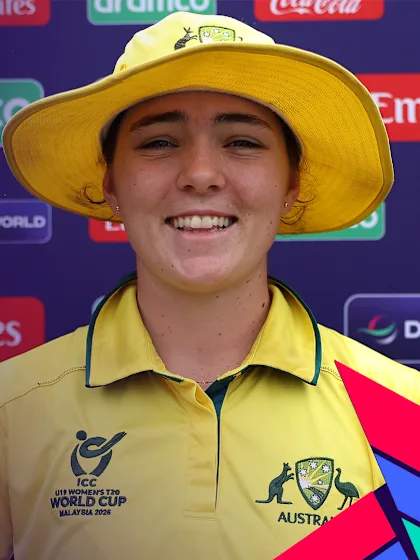Captain Lucy Hamilton sets the tone for Australia | POTM Highlights | U19WC 2025