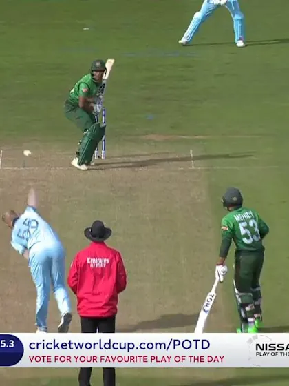 Logo of CWC19: ENG v BAN - Stokes bowls Saifuddin