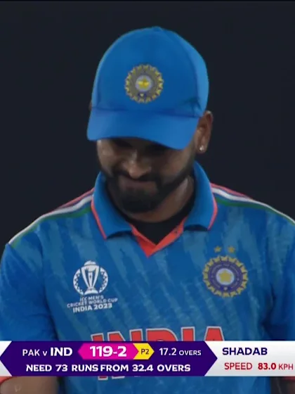 Shreyas Iyer - Six - India vs Pakistan