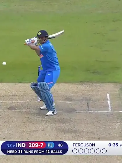 CWC19 SF: IND v NZ – Highlights of Dhoni's 72-ball 50