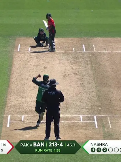 Pakistan with two successful reviews in two balls