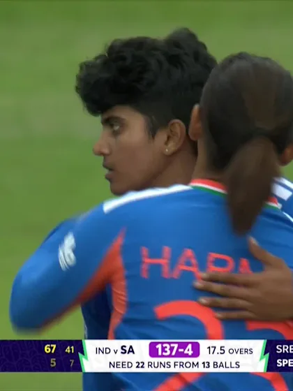Nadine Klerk - Wicket - South Africa vs India
