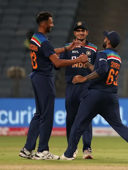 Krunal, Krishna star on ODI debut as India take 1-0 series lead