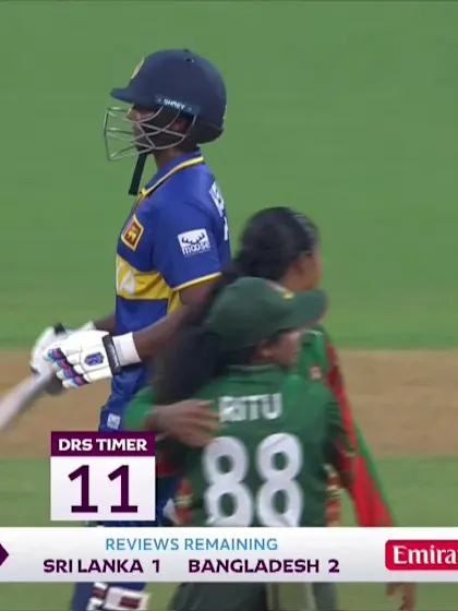 Hasini Perera - Wicket - Sri Lanka Women vs Bangladesh Women