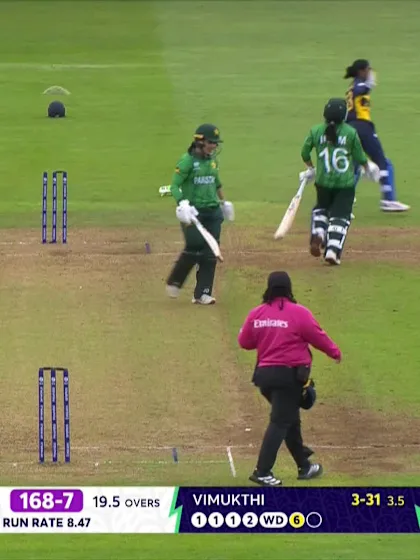Fatima Sana - Wicket - Sri Lanka vs Pakistan