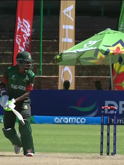 Rifat Beg with a Four vs. England