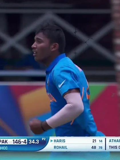 ICC U19 CWC: IND v PAK – All the wickets to fall