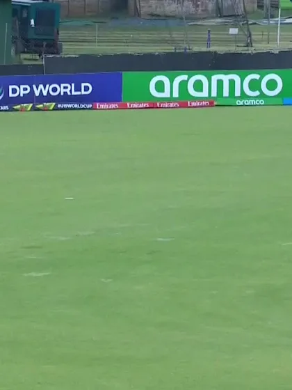 Faisal Khan with a Four vs. Ireland