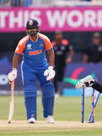 Ali Khan gets the dangerous Rishabh Pant | USA v IND | T20WC 2024