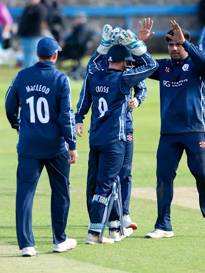 Five-star Tahir sees Scotland to victory