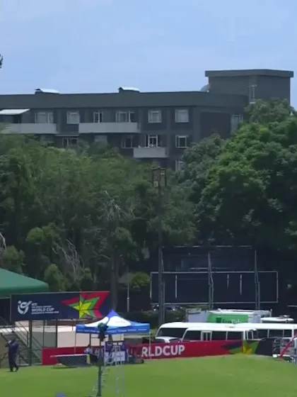 Faisal Khan with a Six vs. Ireland