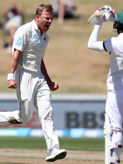 Wagner’s five-for puts New Zealand on top, despite Iqbal ton