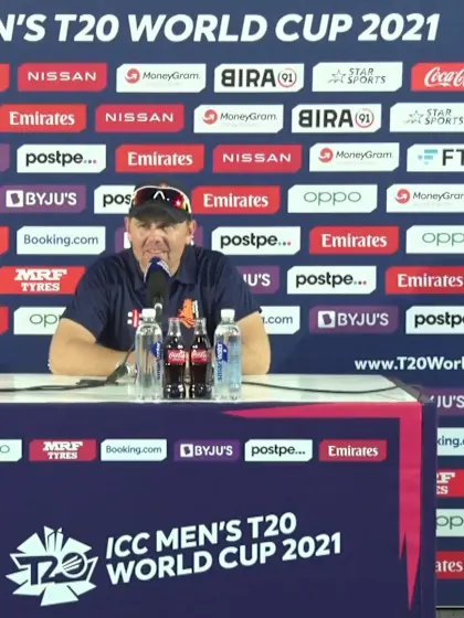 20 October - Abu Dhabi - Netherlands Stephan Myburgh post-match press conference