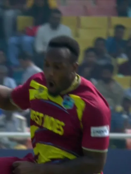 Justin Mosca - Wicket - West Indies vs Italy