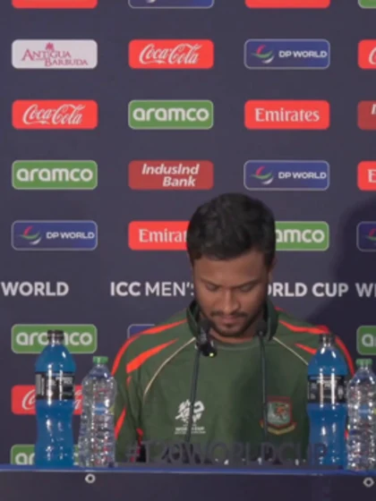 Shakib Al Hasan (Bangladesh player) post-match Press Conference - 22nd June 2024