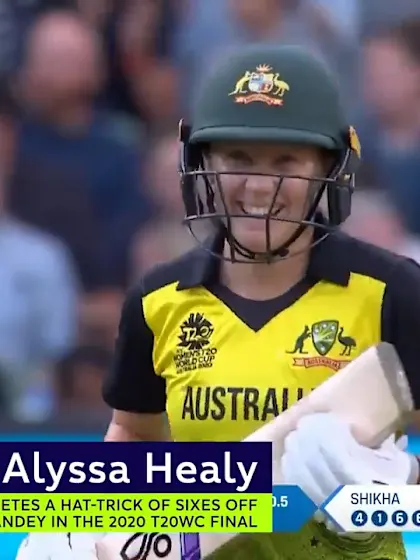 Alyssa Healy completes a hat-trick of sixes | Greatest Moments