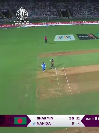 Nahida Akter - Wicket - India Women vs Bangladesh Women