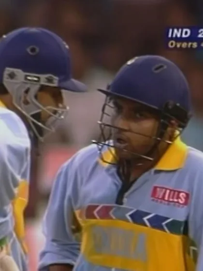 CWC Greatest Moments - Jadeja takes on Waqar in 1996
