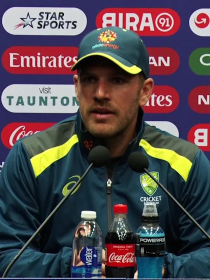 11 June  - Taunton - Australia Captain Aaron Finch pre-match press conference