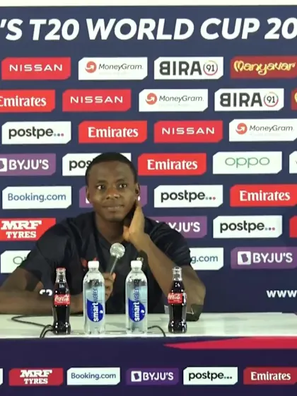25 October - Dubai - South Africa's Kagiso Rabada pre-match press conference