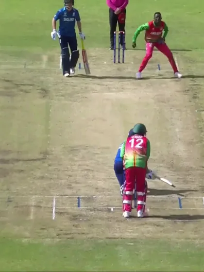 Thomas Rew with a Four vs. Zimbabwe