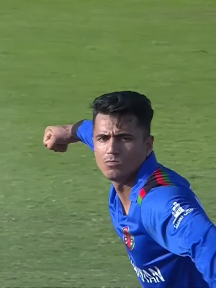 Logo of Mujeeb ur Rahman's early strike gives Afghanistan hope