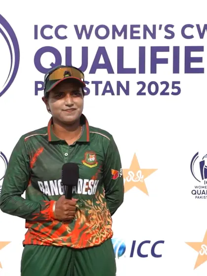 Nigar Sultana post-match interview | WCWCQ 2025 | 10th April 2025