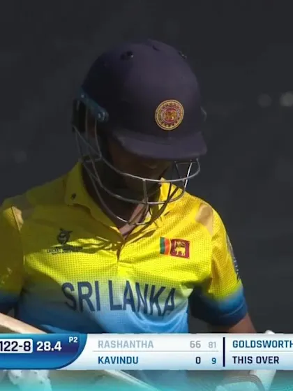 ICC U19 CWC: SL v ENG – Goldsworthy ends Rashantha's valiant knock