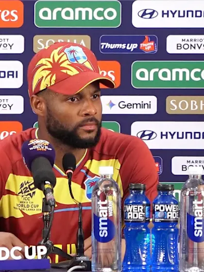 Shai Hope | ICC MT20WC | West Indies post-match press conference | 15 February '26