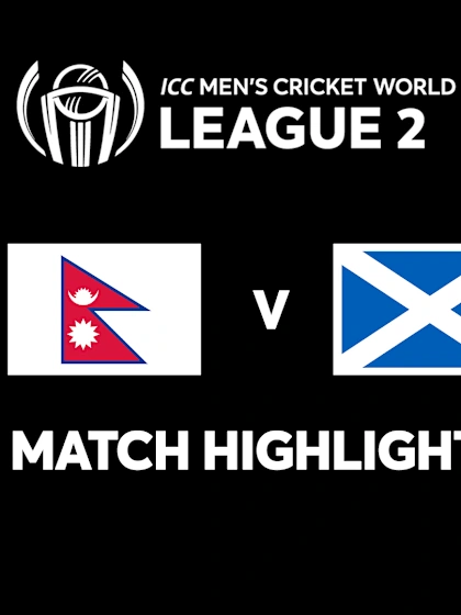 Logo of Nepal v Scotland | Match Highlights | ICC Men's Cricket World Cup League 2