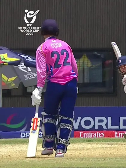 Gabriel Hara-Hinze with a Four vs. Ireland