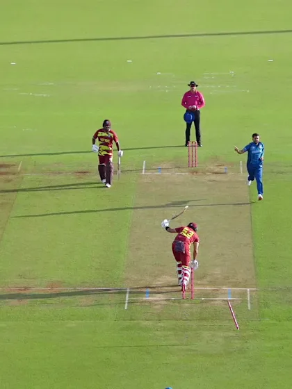 Brandon King - Wicket - Afghanistan vs West Indies