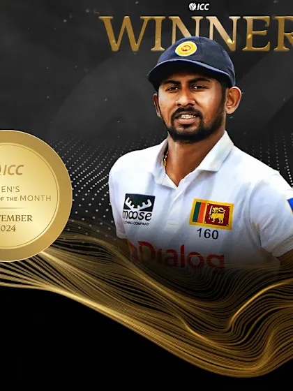Mendis and Beaumont clinch September Player of the Month Awards