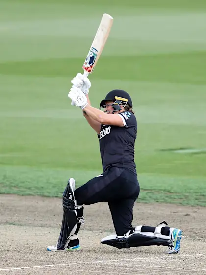 Logo of WICKET: Devine beaten by a yorker