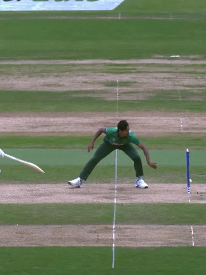 Logo of CWC19: BAN v IND - Bhuvneshwar is run out attempting a bye
