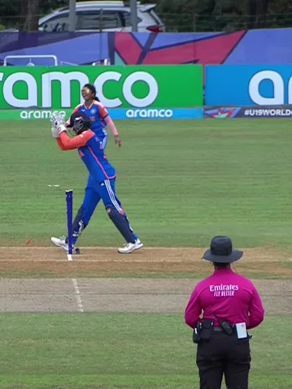 Logo of K McColl with a Batting vs India Women Under-19
