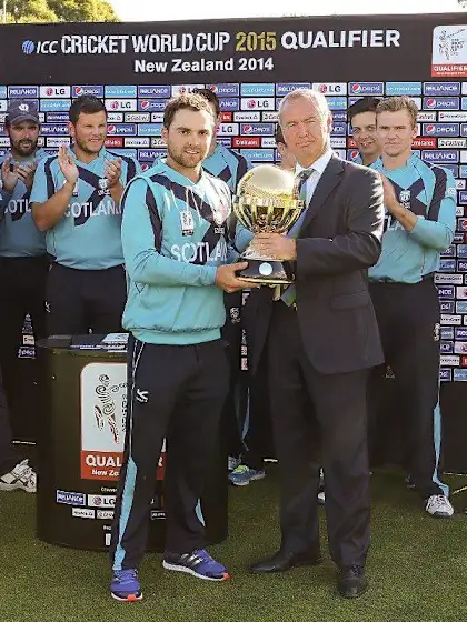 Alan Isaac congratulates Scotland on second ICC CWCQ title