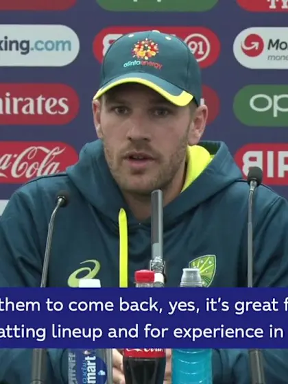 CWC 19: IND v AUS – Aaron Finch Press conference