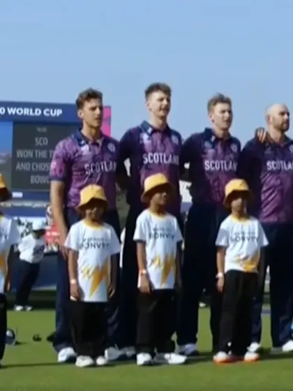 The anthem rings out for Scotland | T20WC 2026